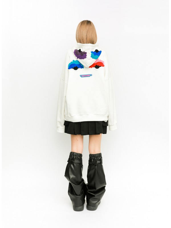 SUDADERA OJOS CON CAPUCHA