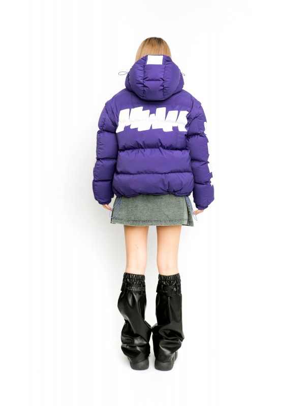 MWM FEATHER COAT WITH HOOD