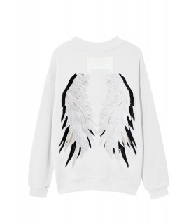 SUDADERA MWM ALAS BORDADAS