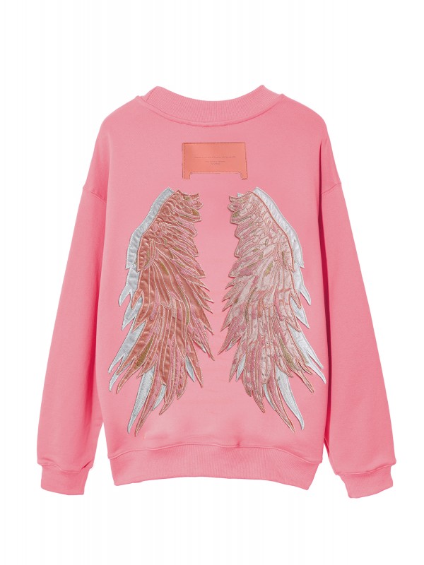 SUDADERA MWM ALAS BORDADAS