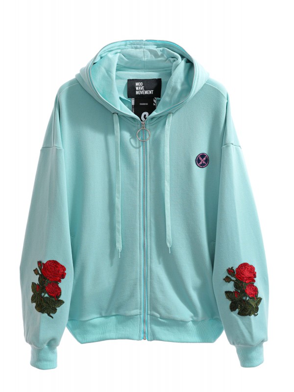 SUDADERA MWM ALAS WINGS&ROSES CON CAPUCHA