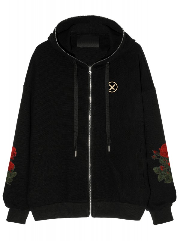 SUDADERA MWM ALAS WINGS&ROSES CON CAPUCHA