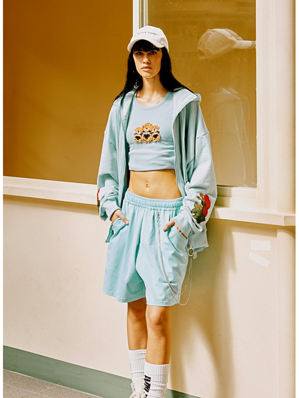SUDADERA MWM ALAS WINGS&ROSES CON CAPUCHA