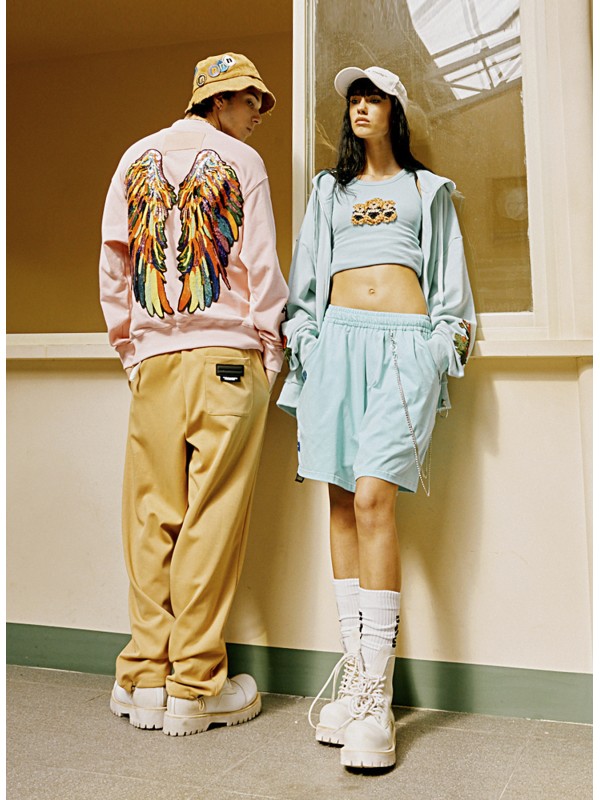 SUDADERA MWM ALAS WINGS&ROSES