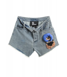 MWM TEDDY BEAR DENIM SHORTS