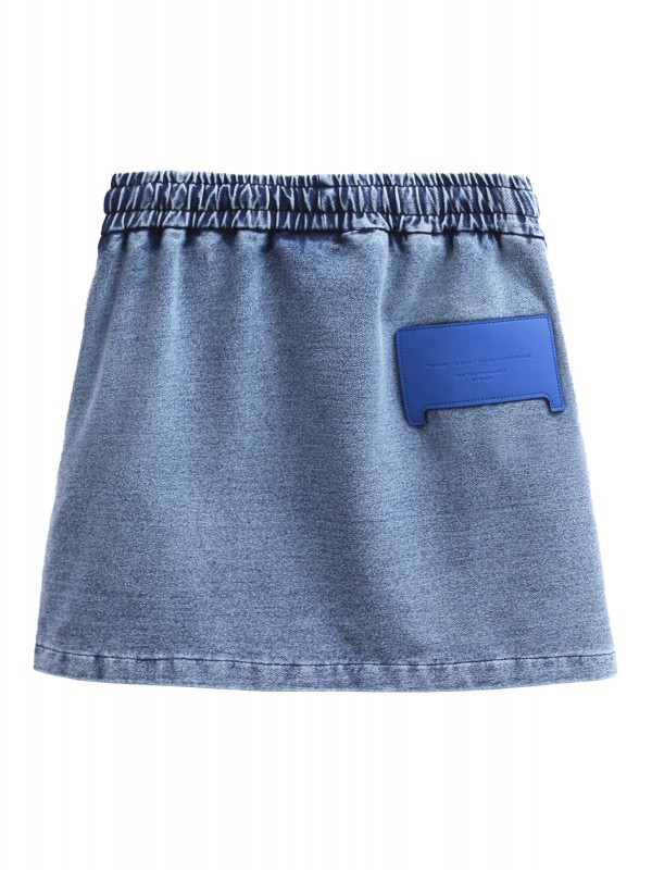 MWM TEDDY BEAR DENIM SKIRT