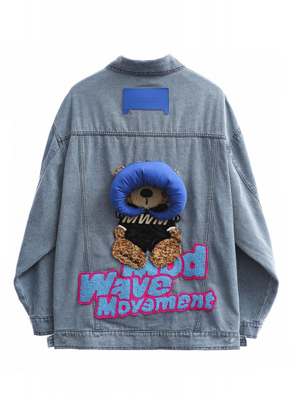 MWM TEDDY BEAR DENIM JACKET