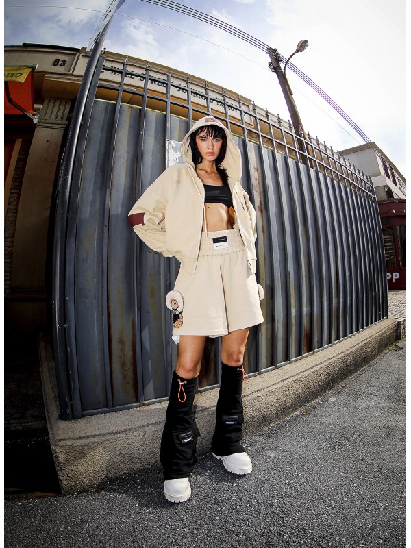 TEDDY HOODIE WITH ZIP