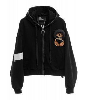 TEDDY HOODIE WITH ZIP