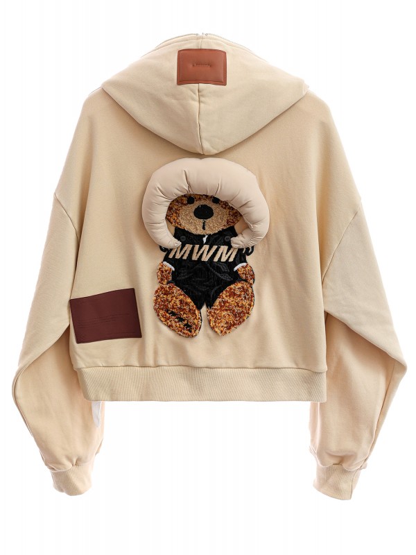 TEDDY HOODIE WITH ZIP