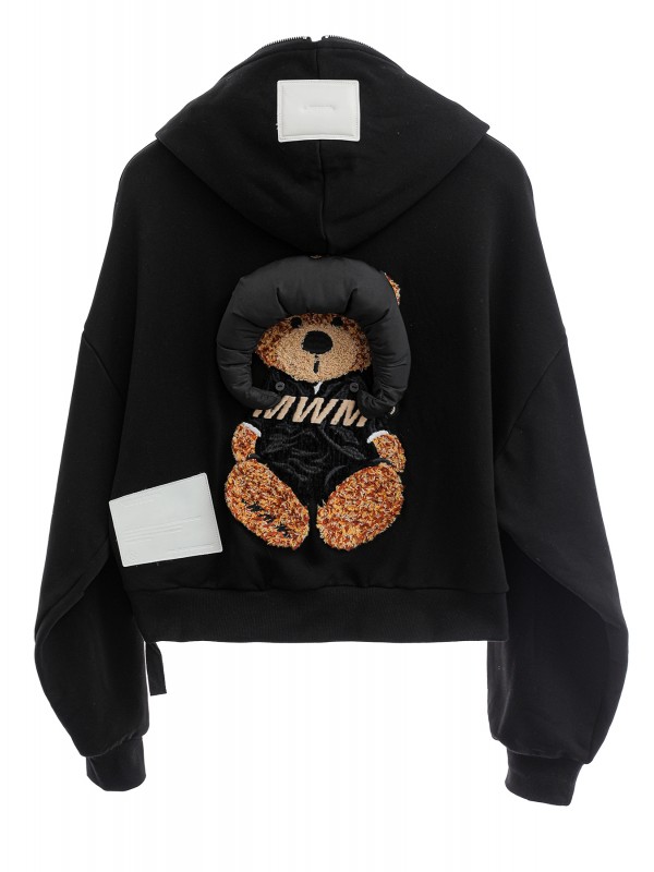 TEDDY HOODIE WITH ZIP