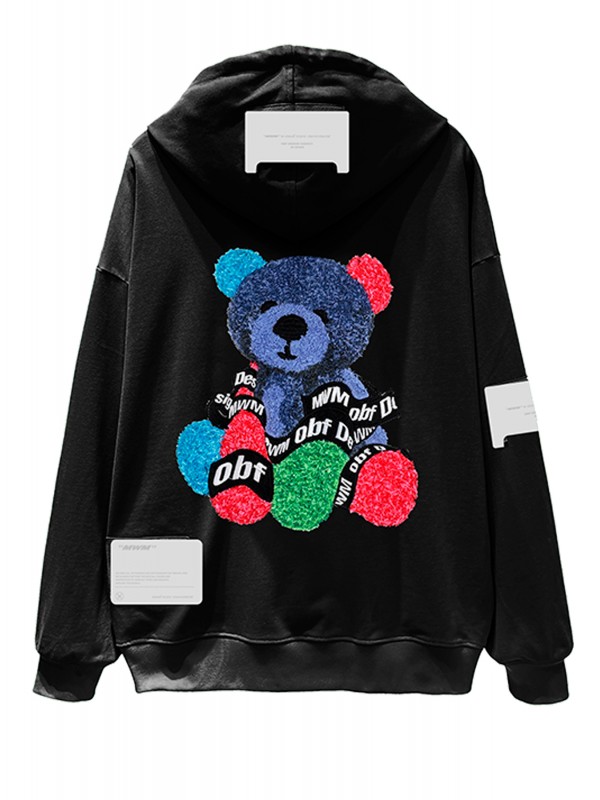 SUDADERA TEDDY CON CAPUCHA