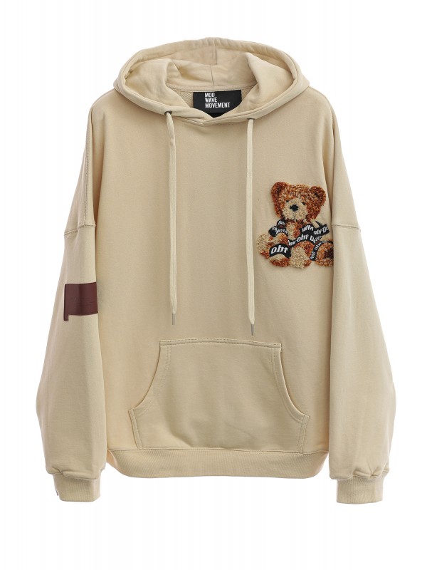 SUDADERA TEDDY CON CAPUCHA