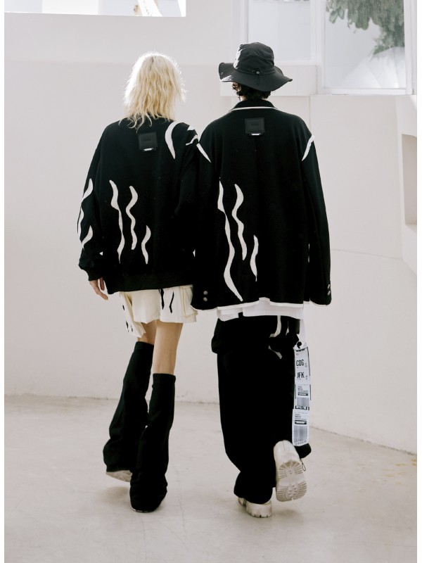 SUDADERA RAJADA MWM