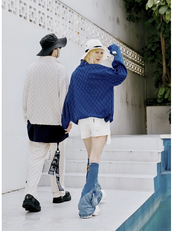 MWM CHECKED SWEATSHIRT