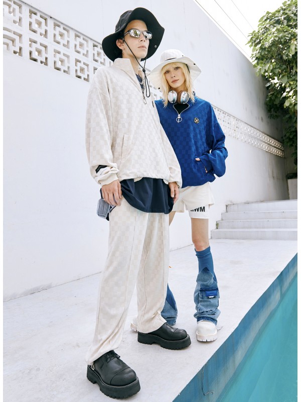 MWM CHECKED SWEATSHIRT