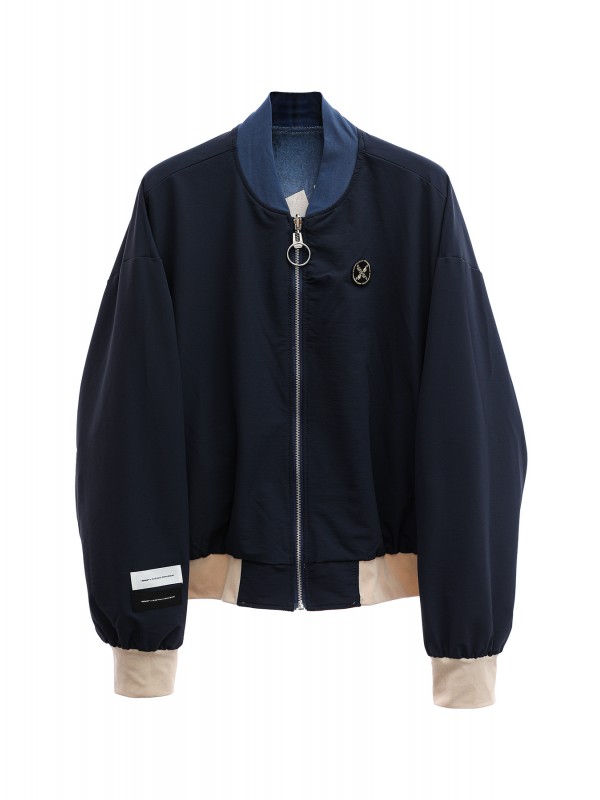 BOMBER REVERSIBLE MWM EFECTO DEGRADADO