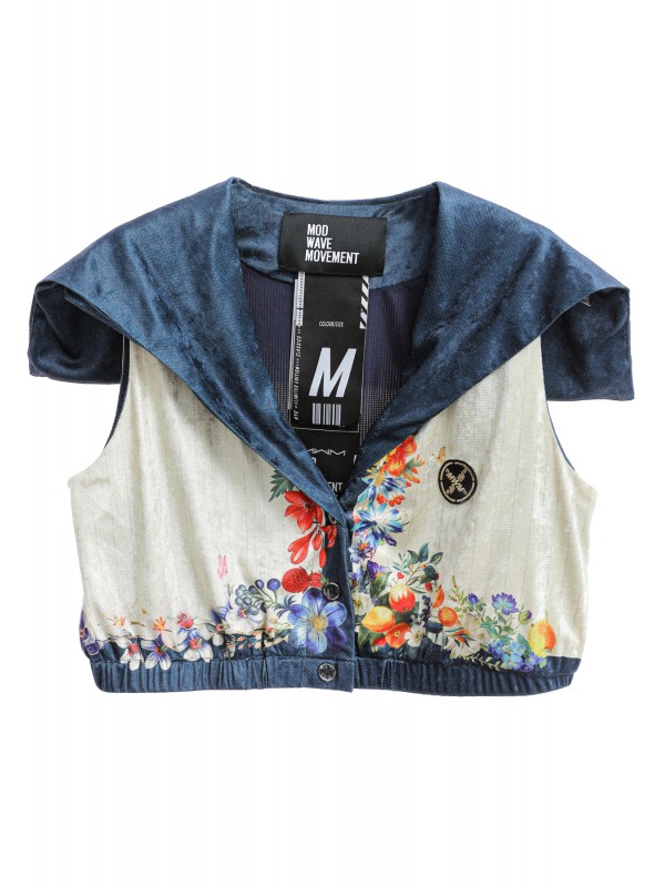 MWM FLORAL CROP SHIRT