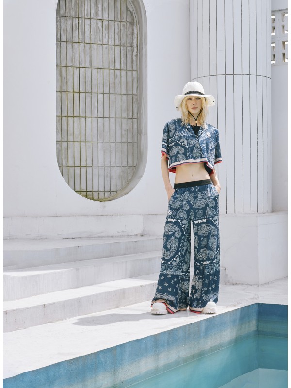 PANTALÓN ANCHO BANDANA MWM