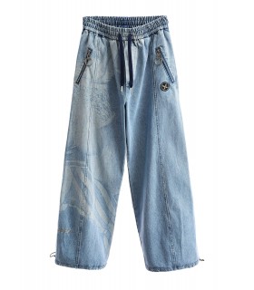 PANTALÓN VAQUERO PRINT MWM
