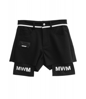 MWM DOUBLE LOGO POCKETS SHORTS