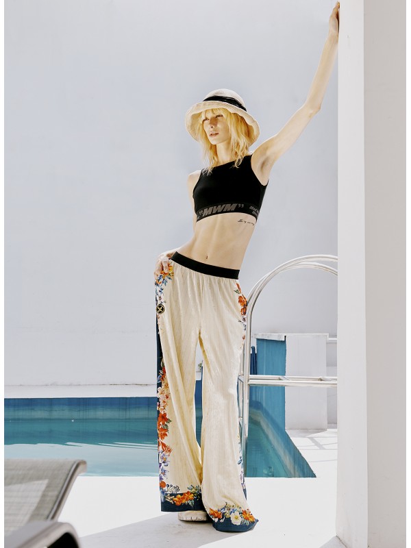 PANTALÓN ANCHO FLORAL MWM