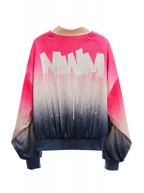 BOMBER REVERSIBLE MWM EFECTO DEGRADADO