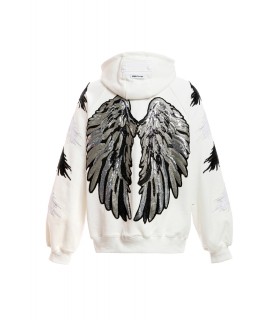 STRASS WINGS HOODIE