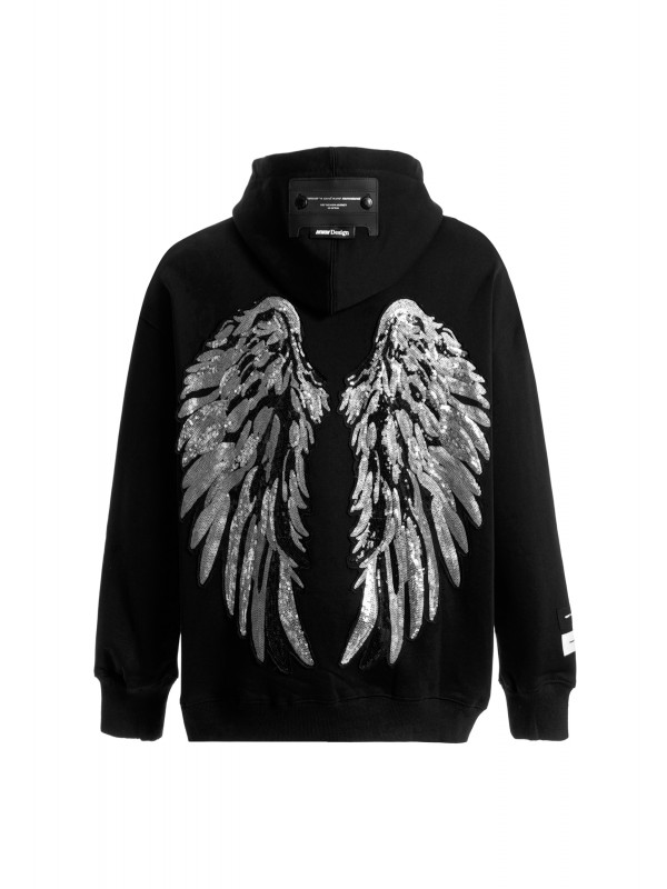 STRASS WINGS HOODIE