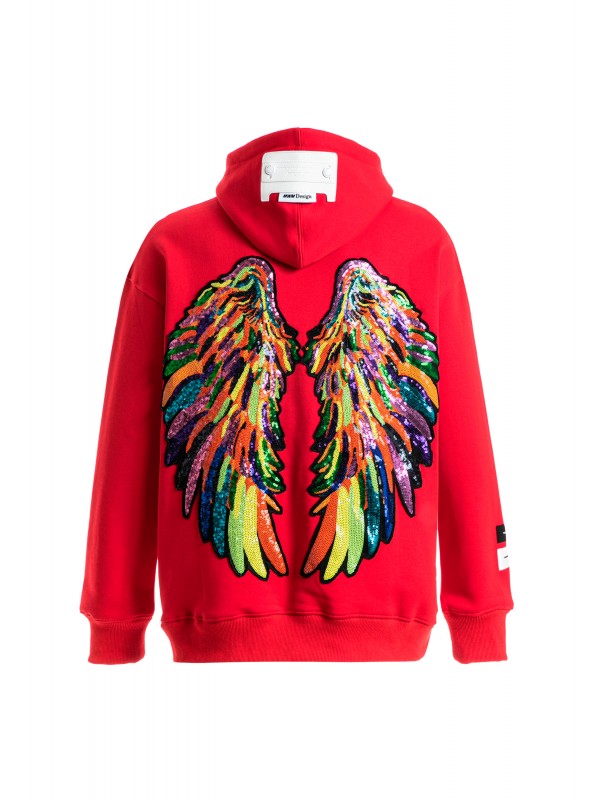 STRASS WINGS HOODIE