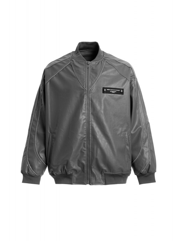 STRASS WINGS LEATHER JACKET