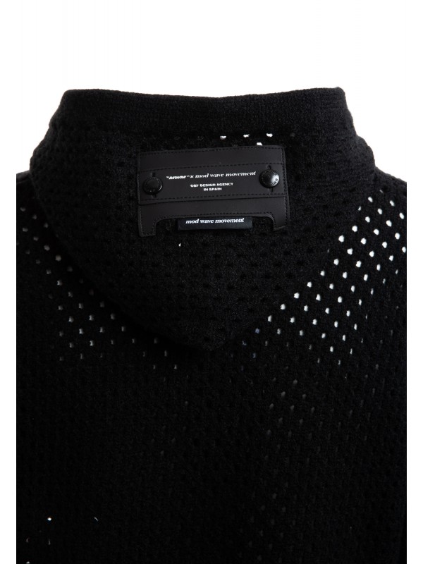 MWM KNITTED HOODIE WITH ZIPPER