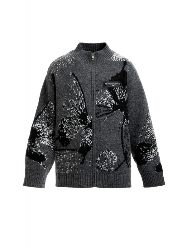 MWM KNITTED CARDIGAN WITH ZIPPER