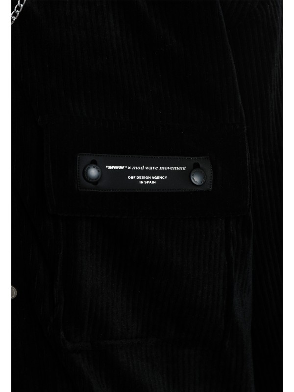 TEDDY OVERSHIRT WITH CHAIN