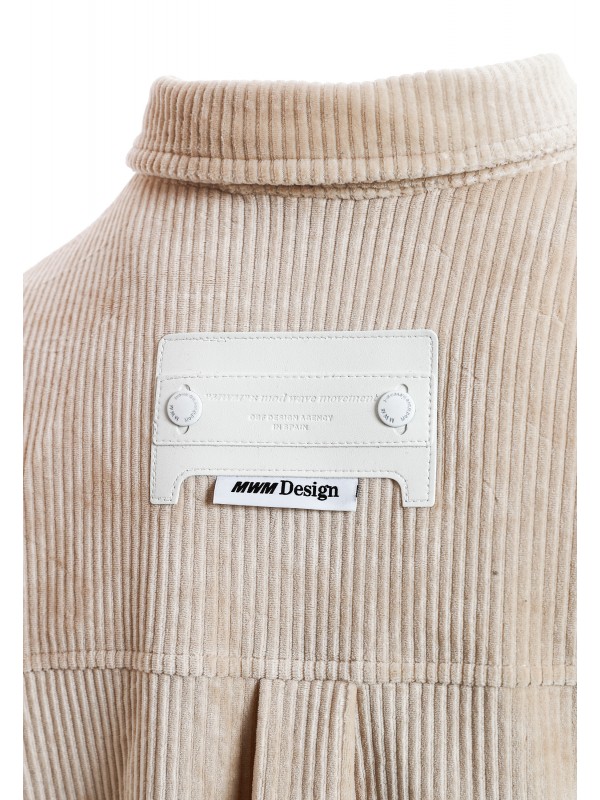 TEDDY OVERSHIRT WITH CHAIN