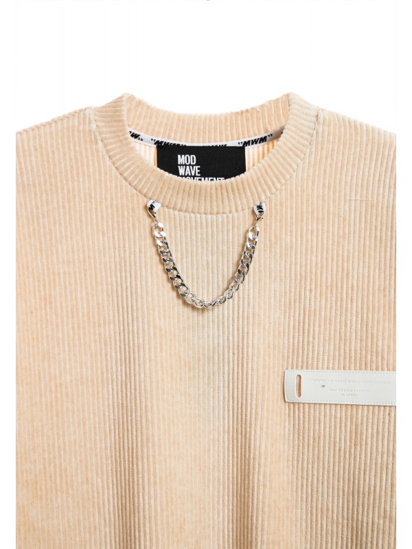 TEDDY T-SHIRT WITH CHAIN