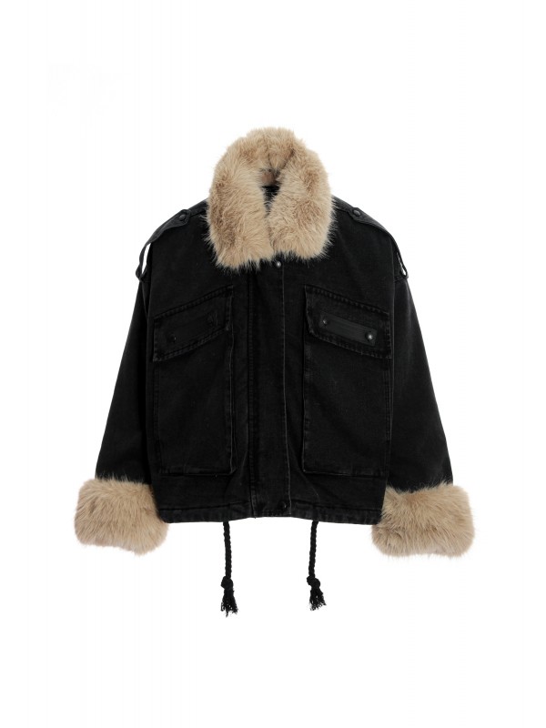 MIKE TEDDY DENIM JACKET