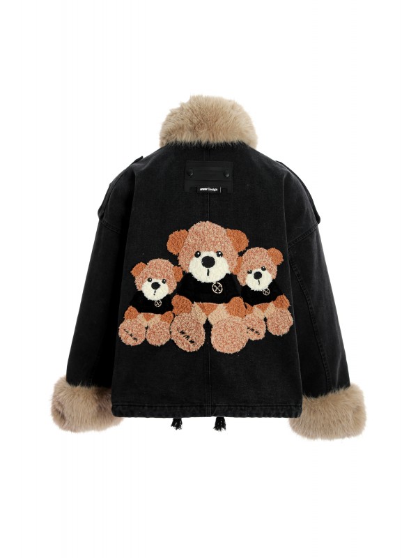 MIKE TEDDY DENIM JACKET