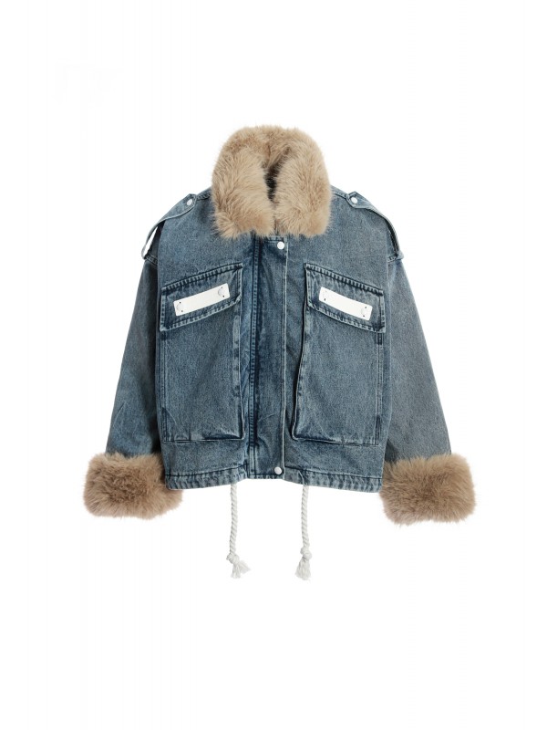 MIKE TEDDY DENIM JACKET