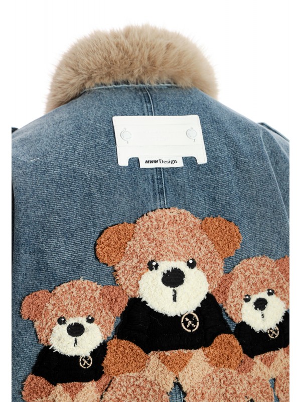 MIKE TEDDY DENIM JACKET