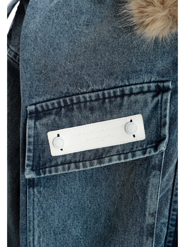 MIKE TEDDY DENIM JACKET