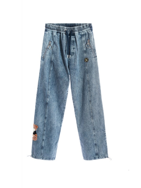 MIKE TEDDY DENIM PANTS