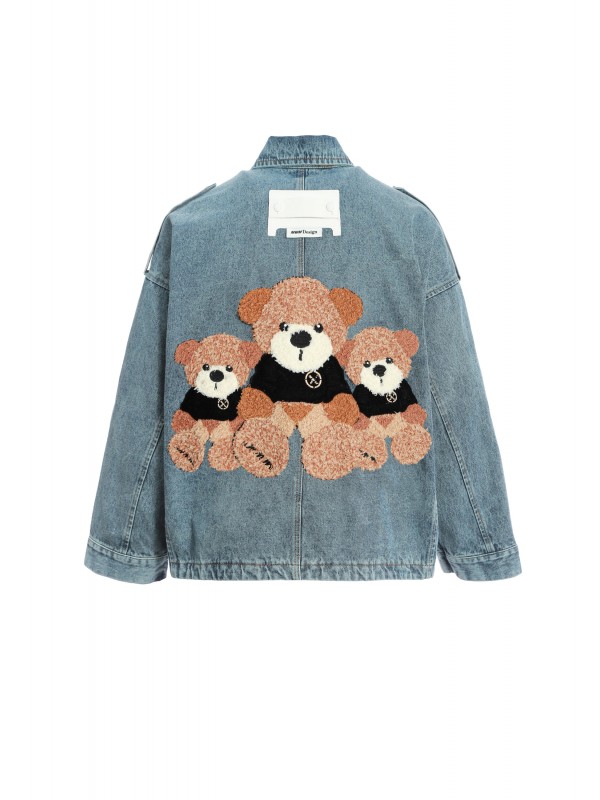 MIKE TEDDY DENIM JACKET