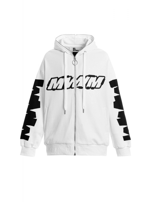 SUDADERA CON CAPUCHA LOGO MWM