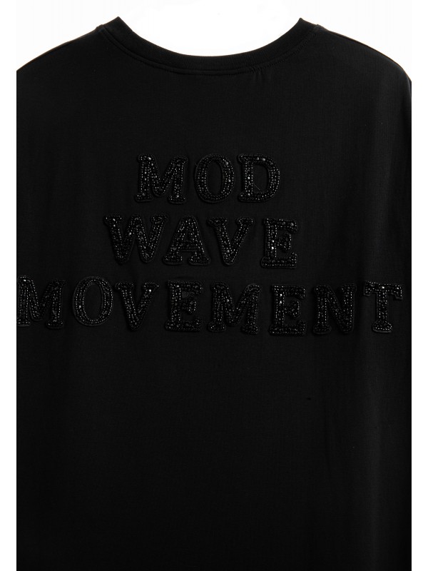 MWM STRASS LOGO T-SHIRT