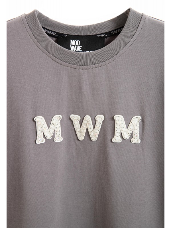 MWM STRASS LOGO T-SHIRT