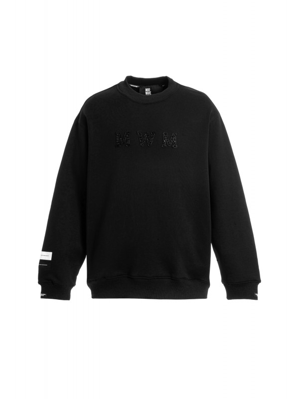 MWM STRASS LOGO SWEATSHIRT