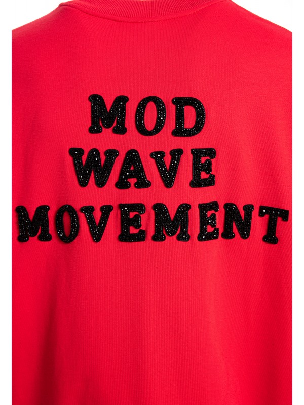 MWM STRASS LOGO SWEATSHIRT