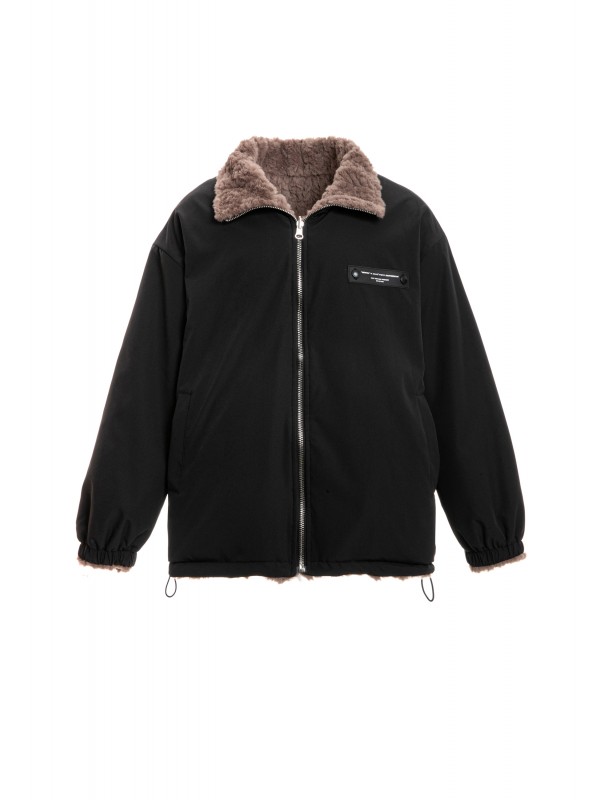 MWM MIKE TEDDY REVERSIBLE FAUX FUR JACKET