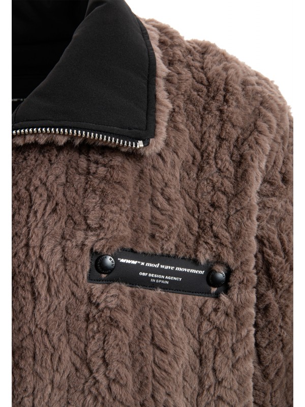 MWM MIKE TEDDY REVERSIBLE FAUX FUR JACKET